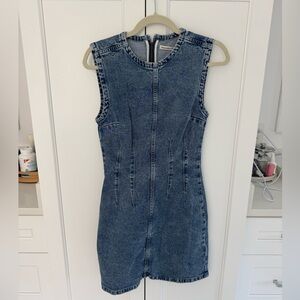Abercrombie & Fitch Blue Denim Mini Dress